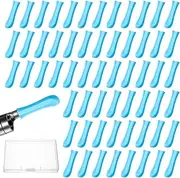 120pcs Suear Replacement Tips, Silicone Ear Camera Replacement Tips for Wet/Dry Ear Wax Cleaning,Bebird Ear Wax Removal Tips for Teens Adults Ear Wax Removal Endoscope, Blue