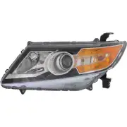 Driver Side Headlight For Honda Odyssey 2014-2017 Halogen with Bulb(s) CAPA