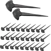 Totority 50pcs Horseshoe Nails Set for Equestrian Sports Iron Horse Training Nails Easy Installation for Farriers