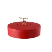 Snack Candy Tray with Lid Dust-Proof Desktop Storage Box Living Room Coffee Table Festival Snacks Melon Seeds Dried Fruit Dish