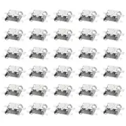 50 pcs Micro USB Female Socket Connector 5 Pin Jack Sockets 180 Degree 1A 30V