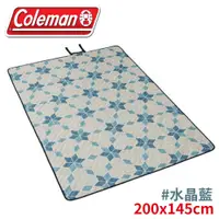 在飛比找松果購物優惠-Coleman 美國 野餐毯《水晶藍》CM-38940/野餐