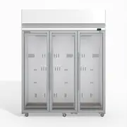 Skope TMF1500N-A Ice 3 Glass Door Upright Display or Storage Freezer