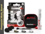 Alpine MusicSafe Pro Earplugs - 1 Pair - Noise Reduction up to 22dB - Black