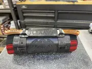 Leather Wraps Bedrolls With Knives Aztec Calender design