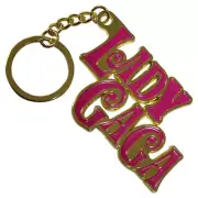 Lady Gaga Swirly Logo Keychain