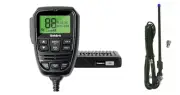 Uniden X76 UHF with Dual Speakers LCD Display 80CH 5W + CH300 FLEXIBLE ANTENNA
