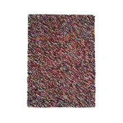 Multi Coloured Jellybeans Red Rug 170Cmx240Cm