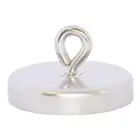 1x 40mm Shallow Ferrite Pot Magnet with M4 Eyelet | Magnetic Hook | Hook Magnet