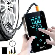 Portable Wireless Car Air Pump -150psi Touch Screen Inflator for Tires, Bikes And More Easy to Use