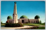 c1910s Planetarium Hollywood California Griffith Observatory Vintage Postcard