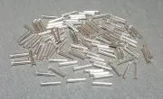 25/50/100Pcs EN1010 18AWG 1mm² Non Insulated Ferrule Bootlace Naked Crimp