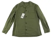 Zara NEW Micro Checked Army Green Button Front Women XL Overshirt Shacket Jacket