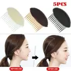 Plastic/Resin Fluffy Hair Pad White/Black/Brown Hair Volume Combs Forehead