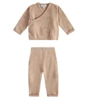 [Tartine et Chocolat] Tartine et Chocolat Baby wool cardigan and pants M 24 beige