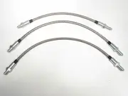 Aston Martin DB4 GT 1961 1962 1963 3-Piece Stainless Steel Brake Hose Kit (for: Aston Martin)