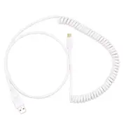 Spiral Telephone Line Mechanical Keyboard Data Cable USB Type-C Interface