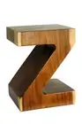 Wooden Solid Wood Modern Z End Table Night Stand Accent Display Side Chair Stool