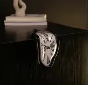 Salvador Dali Melting Clock Black New