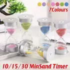 10/15/30 Minute Sand Timer Hourglass Clock for Home Office Classroom Timing Use