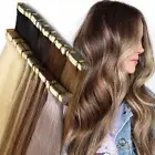 THICK FULL Tape In Stick Skin Weft 100% Remy Human Hair Extensions Honey Brown