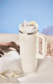 NEW STANLEY CUP QUENCHER H2.0 FLOWSTATE™ TUMBLER | 40 OZ Cream Color