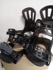 Rossignol Battle Snowboard Bindings Black Red XL #5E2