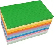 HOODANCOS 1set Multi Function Blank Cards Portable DIY Note Cards for Plans Memos More Color Options for Office School Present Use 500sheets