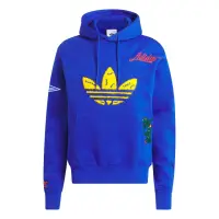 在飛比找momo購物網優惠-【adidas 愛迪達】C Badge Hoody 男款 藍