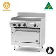 Goldstein Gas Gas Range, 914 X 520 X 20 mm Griddle, 28" Convection Oven PFC36G28-X
