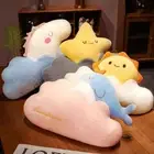 Cloud Shape Plush Pillow Moon Chair Cushion Soft Bedside Cushion Gift