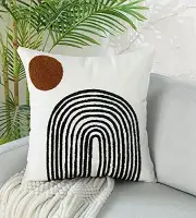 Boho Throw Pillows 18x18 Inches,Soft Woven Tufted 18" x 18" (Pack of 1) Boho-c