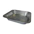 Jumbuck RECTANGULAR FOIL TRAYS 263x67x325mm 20Pcs Suitable For BBQ & Oven Use