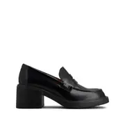 [Tod's] Tod's 60mm Leather Loafers 38.5 IT BLACK