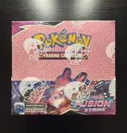 Pokémon Sword & Shield Fusion Strike Booster Box With Soft Protector