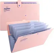 ASelected Pack of 2 A4 Expanding File A4 Document Folder A4 with Expandable 12 Compartments Expand Document Organiser for Home, Office, School and Travel