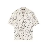 [Jacquemus] Jacquemus Leaf-print Short-sleeve Shirt 50 IT NEUTRALS