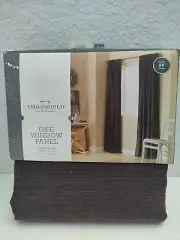 Target Threshold Curtain Brown Light Blocking Window Panel 54w X 84L