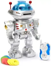 Radio Remote Controlled RC Dancing Robot w/ RC Missile Disc Launcher by PowerTRC