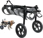 KAJILE Foldable and Adjustable Two-Wheeled Wheelchair for Pets,Dog Wheelchair...