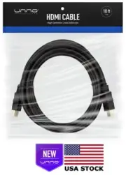 UNNO HDMI V1.4 CABLE | 10 FT CB4110BK