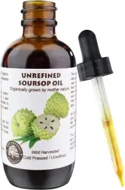 Organic Virgin Soursop Graviola Guanabana Oil 2oz / 60ml - Undiluted, Unrefined