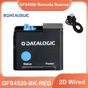 Datalogic Gryphon GFS4520-BK-RED Red Light USB 1D/2D Barcode Scanner with Cable