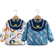 Nevenka 2 Pcs Long Sleeve Baby Bibs Waterproof Smock for 6-42 Months-4