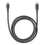 Cable Lightning Cellular Line USBDATASOFTC2LMFIK Soft Cable Black