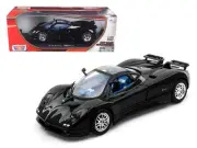 1/18 Diecast Model Car Pagani Zonda C12 Black by Motormax
