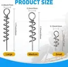 150pcs Soft Lure Bait Spring Twist Lock Fishing Hook Centering Pin for Soft Lure