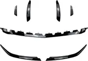 Pexorin, for, A Class W177 A180 A35 AMG 2019-2024 Front Bumper Lip Car Fog Light Air Vent Intake Frame Spoiler Splitter Trim Front Bumper Fog Light Vent