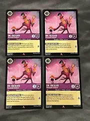 Disney Lorcana | 4x Lot| Rare| Dr Facilier Remark Gentleman | NonFoil | Playset