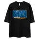 VENHIT 世界地圖寬鬆短袖T恤